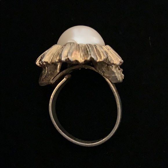Vintage Uncas adjustable pearl ring - Picture 6 of 9